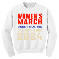 Women's March Bigger Than Roe Ventura Youth Sweatshirt | Artistshot