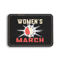 Women's March 2024 Rectangle  Leatherette Patch | Artistshot