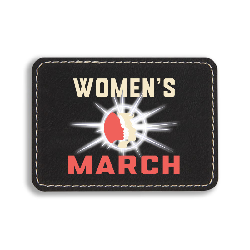 Women's March 2024 Rectangle  Leatherette Patch | Artistshot