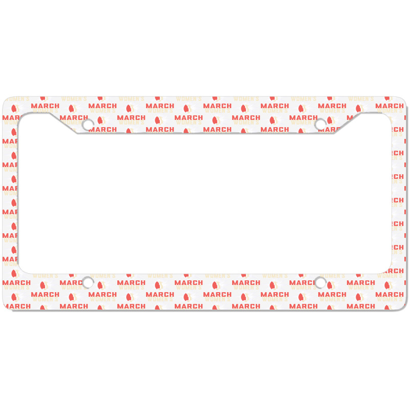 Women's March 2024 License Plate Frame | Artistshot