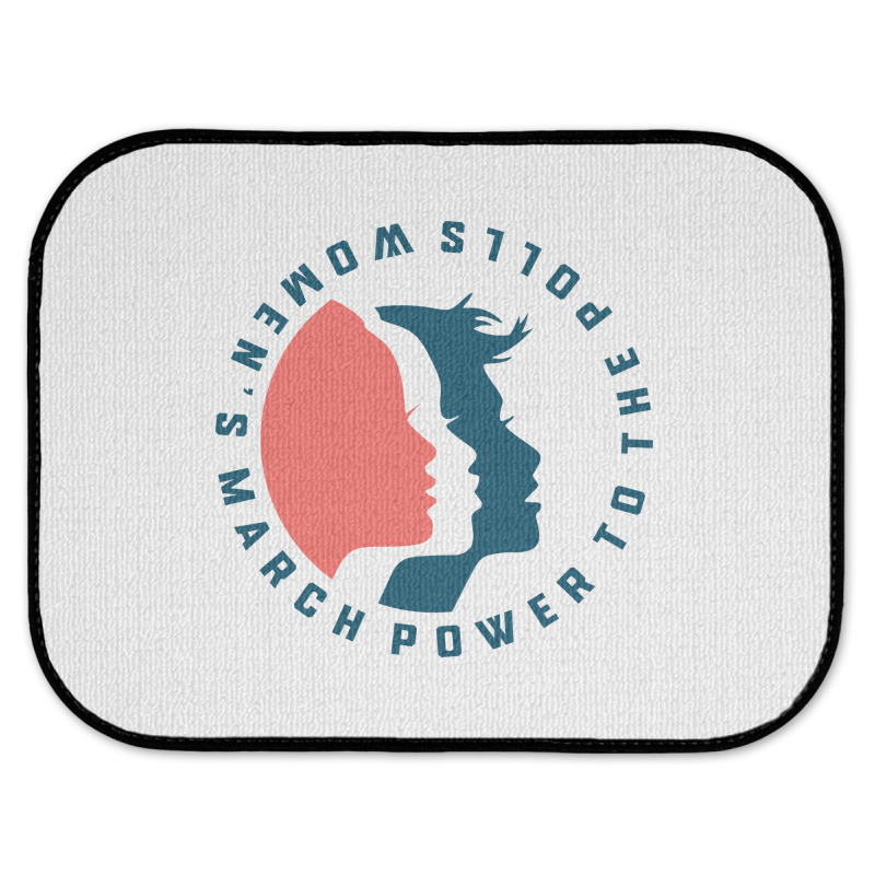 Women's March Power To The Polls Rear Car Mat | Artistshot