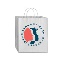 Women's March Power To The Polls Traveler Paper Bag -13 X 6 X 15 3/4 | Artistshot