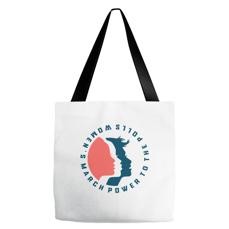 Women's March Power To The Polls Tote Bags | Artistshot