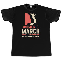 Women's March Hear Our Voice California Graphic T-shirt | Artistshot