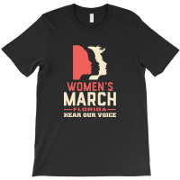 Women's March Hear Our Voice Florida T-shirt | Artistshot