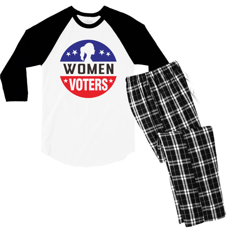 Women's March Voters We March Again Men's 3/4 Sleeve Pajama Set | Artistshot