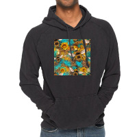 Bees And Sunflower Seamless Pattern Vintage Hoodie | Artistshot