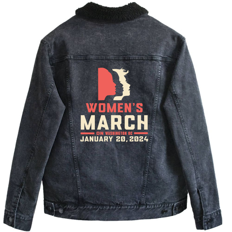 Women's March On Washington Dc Unisex Sherpa-lined Denim Jacket | Artistshot