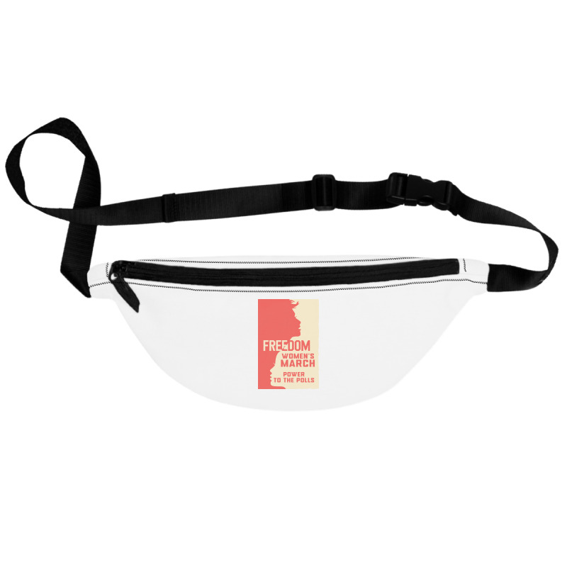 Womens March Freedom Power To The Poll Fanny Pack | Artistshot