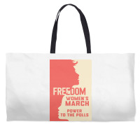 Womens March Freedom Power To The Poll Weekender Totes | Artistshot