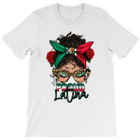 Proud Latina Messy Bun T-shirt | Artistshot