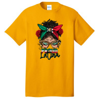 Proud Latina Messy Bun Basic T-shirt | Artistshot