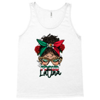 Proud Latina Messy Bun Tank Top | Artistshot