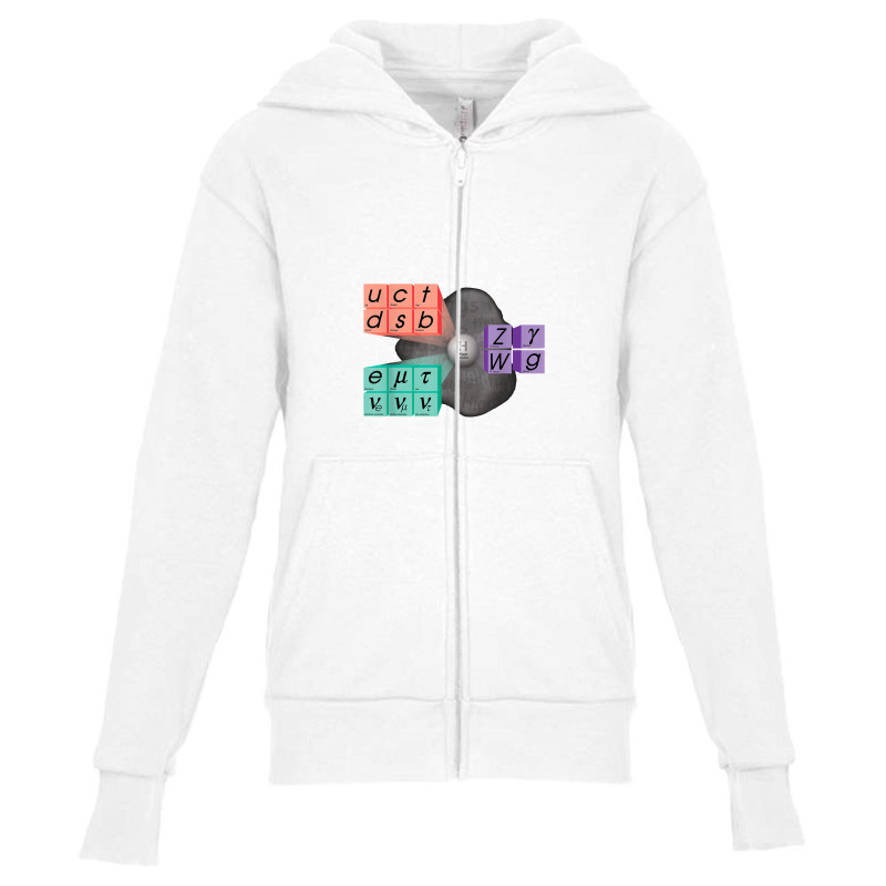 Particles Standard Model Higgs Boson Youth Zipper Hoodie by artevrie | Artistshot