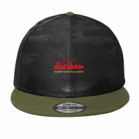 Resto Red Robin Camo Snapback | Artistshot