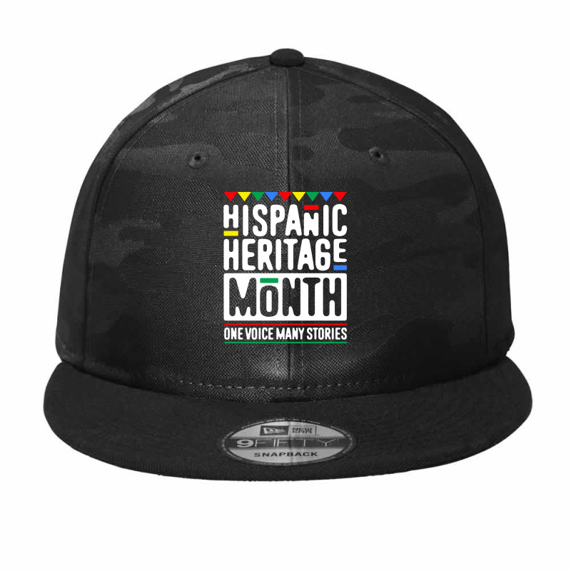 Awesome Hispanic Heritage Month Retro Shirt All Latin Countries Flag H Camo Snapback by nbobatiga | Artistshot