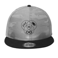 Hitchhikers Guide To The Galaxy 42 Lightweight Camo Snapback | Artistshot