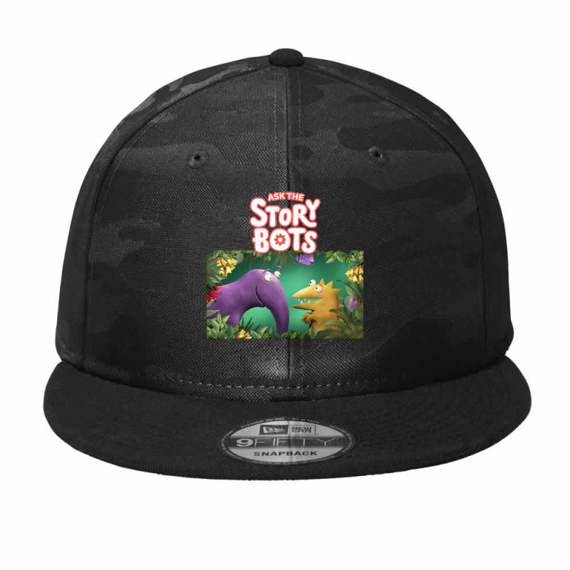 Ask The Storybots Camo Snapback by yaukhti | Artistshot