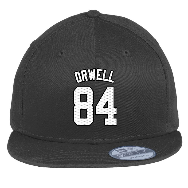 George Orwell   1984 Flat Bill Snapback Cap by saterseim | Artistshot