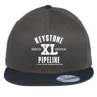 Keystone Xl Pipeline Flat Bill Snapback Cap | Artistshot