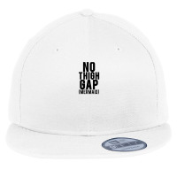 No Thigh Gap (mermaid) Black Flat Bill Snapback Cap | Artistshot