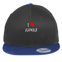 I Love Ahwaz City Flat Bill Snapback Cap | Artistshot