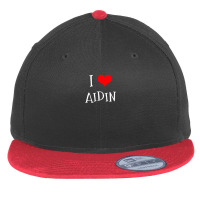 I Love Aidin City Flat Bill Snapback Cap | Artistshot