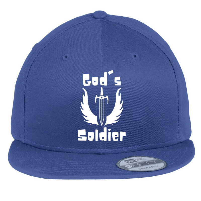 Gods Soldier Classic Flat Bill Snapback Cap | Artistshot