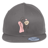 Women Line Art Flat Bill Snapback Cap | Artistshot