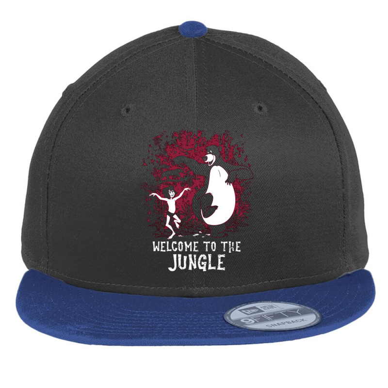 Welcome To The Jungle Flat Bill Snapback Cap by Exbones | Artistshot