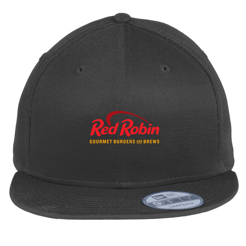 Resto Red Robin Flat Bill Snapback Cap | Artistshot