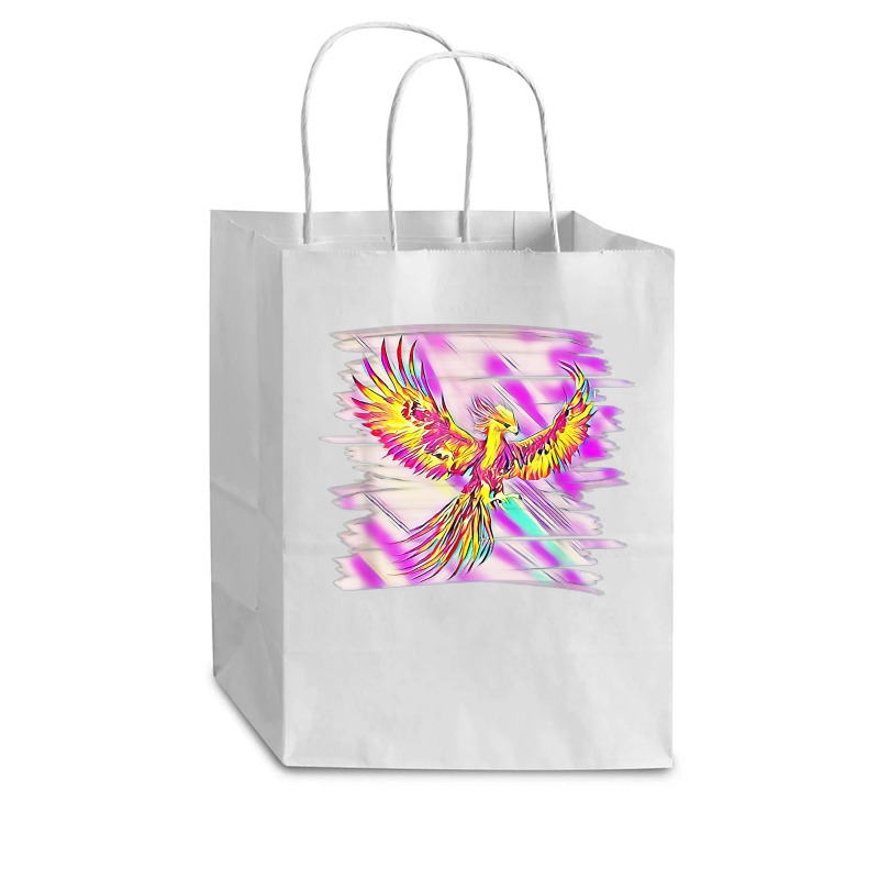 Phoenix From The Ashes Mythical Fire Bird Phoenix T Shirt Cub Paper Bag - 8 X 4 1/2 X 10 1/4 | Artistshot