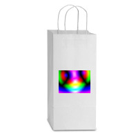 Multicolor Gradient Background For Cover Template, Blurred, Etc Double Wine Paper Bag - 6 1/2 X 3 1/2 X 12 3/8 | Artistshot