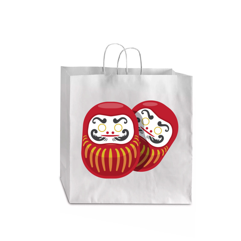 Excellent Daruma Design Jumbo Paper Bag - 18 X 7 X 18 3/4 | Artistshot