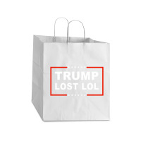 Trump Lost Lol Take Out Paper Bag - 14 X 10 X 15 1/2 | Artistshot