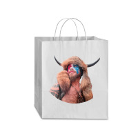 The Horned Shirtless Trump Protestor Traveler Paper Bag -13 X 6 X 15 3/4 | Artistshot