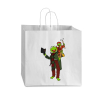 Frog Christmas Carol Vogue Paper Bag - 16 X 6 X 12 | Artistshot