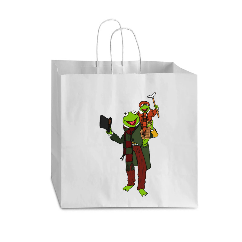 Frog Christmas Carol Vogue Paper Bag - 16 X 6 X 12 | Artistshot