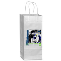 Rashaad Penny Football Wine Paper Bag - 5 1/2 X 3 1/4 X 13 | Artistshot