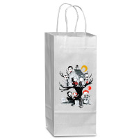 Park Horror Movie Park Halloween Wine Paper Bag - 5 1/2 X 3 1/4 X 13 | Artistshot