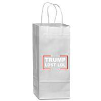 Trump Lost Lol Wine Paper Bag - 5 1/2 X 3 1/4 X 13 | Artistshot