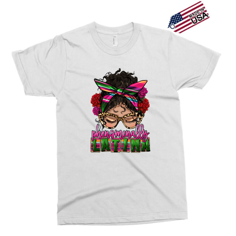 Latina Messy Bun Phenomenally Latina Exclusive T-shirt by HRA Design Shop | Artistshot