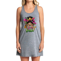 Latina Messy Bun Lets Fiesta Tank Dress | Artistshot