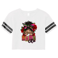 Latina Messy Bun Mamacita Scorecard Crop Tee | Artistshot