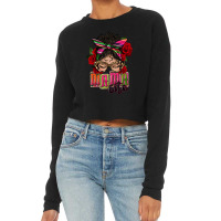 Latina Messy Bun Mamacita Cropped Sweater | Artistshot