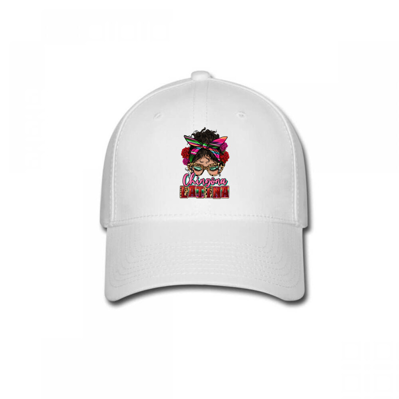 Latina Messy Bun Chingona Latina Baseball Cap by HRA Design Shop | Artistshot