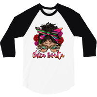 Latina Messy Bun Chica Bonita 3/4 Sleeve Shirt | Artistshot