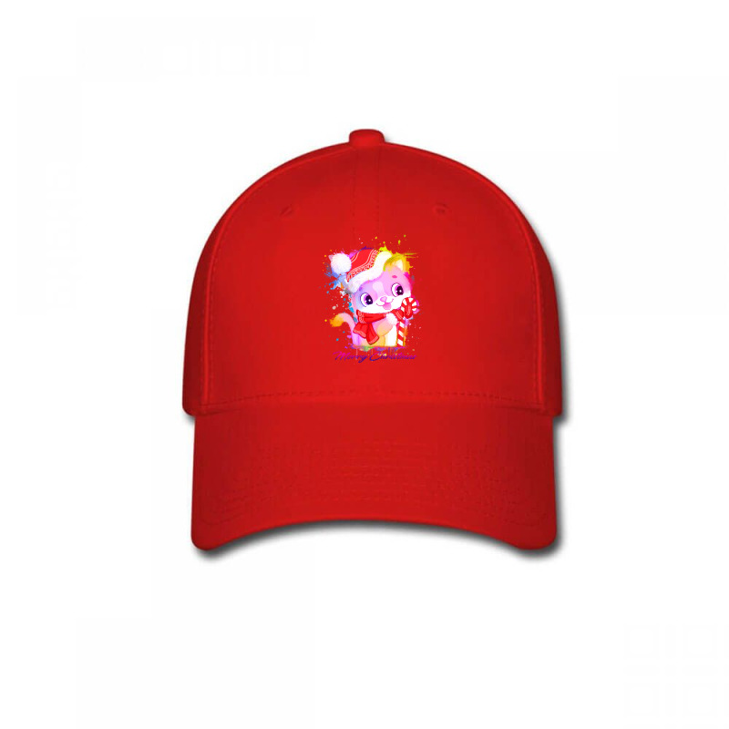 Merry Christmas Cat Baseball Cap | Artistshot