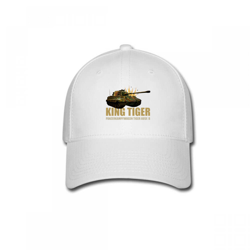 King Tiger Ii Panzer Tank World War Two German Army Baseball Cap by naeshastores | Artistshot