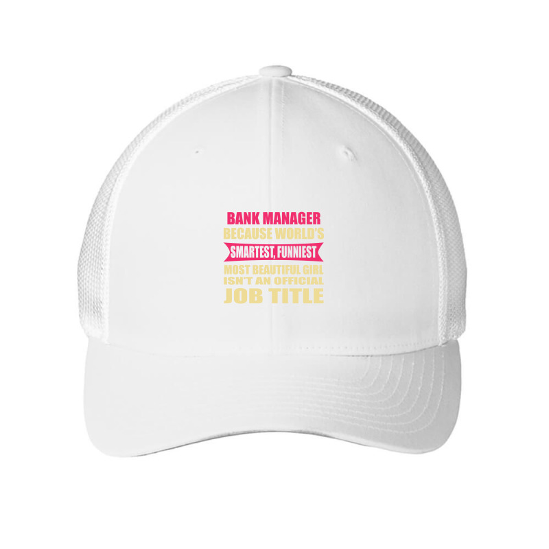 Bank Manager Funniest Isn't A Jobtitle Mesh cap by thanchashop | Artistshot